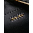 Borsa tote Miu Miu Arcadie nappa trapuntata 5BB123 nera
