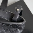 Borse Imitazioni tote unsex piccola con cerniera intrecciata Bottega Veneta Nero Borse Imitazioni tote unsex piccola con cerniera intrecciata Bottega Veneta Nero