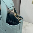 Borsa tote verticale Dior Toujours piccola Blu