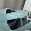 Borsa tote verticale Dior Toujours piccola Blu