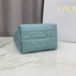 Borsa tote verticale Dior Toujours piccola Blu