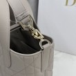 Qualità superiore replica tote verticale Dior Toujours piccola Grigia