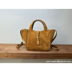 Borse Replica Alta Qualità tote YSL Saint Laurent Le 5 À 7 Baby Bea scamosciata