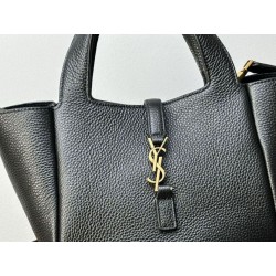Borsa tote YSL Saint Laurent Le 5 &agrave; 7 Bea Baby nera