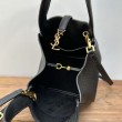 Borsa tote YSL Saint Laurent Le 5 &agrave; 7 Bea Baby nera