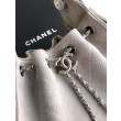 Borse Chanel 25 Mini Hobo AS5631 pelle di vitello scamosciata Grigio