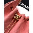 Borse Chanel 25 Mini Hobo AS5631 pelle di vitello scamosciata rosa