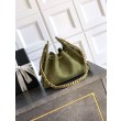 Borse Chanel 25 Mini Hobo AS5631 pelle di vitello scamosciata Verde