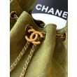 Borse Chanel 25 Mini Hobo AS5631 pelle di vitello scamosciata Verde