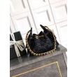 Borse Chanel 25 piccola Hobo tweed multicolore AS5631 Nero