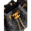Borse Chanel 25 piccola Hobo tweed multicolore AS5631 Nero