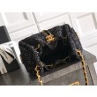 Borse Chanel 25 piccola Hobo tweed multicolore AS5631 Nero