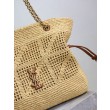 Borse shopping Jamie YSL Saint Laurent Rafia