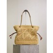 Borse shopping Jamie YSL Saint Laurent Rafia