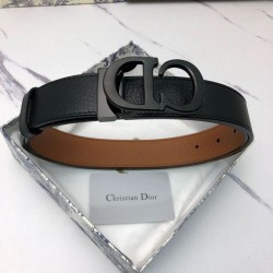 Cloni Cintura Dior Montaigne Reversibile da 35mm vitello ultra opaca firmate