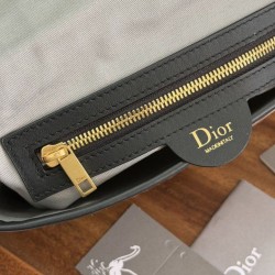 Replica di lusso Borsa a tracolla Dior Jett con patta in jacquard obliquo marrone Imitazioni Cloni Borsa a tracolla Dior Jett con patta in jacquard obliquo marrone firmate
