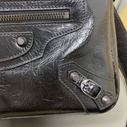Replica di lusso Borse Imitazioni a tracolla classica Balenciaga Le City nera Imitazioni Cloni Borse Imitazioni a tracolla classica Balenciaga Le City nera firmate