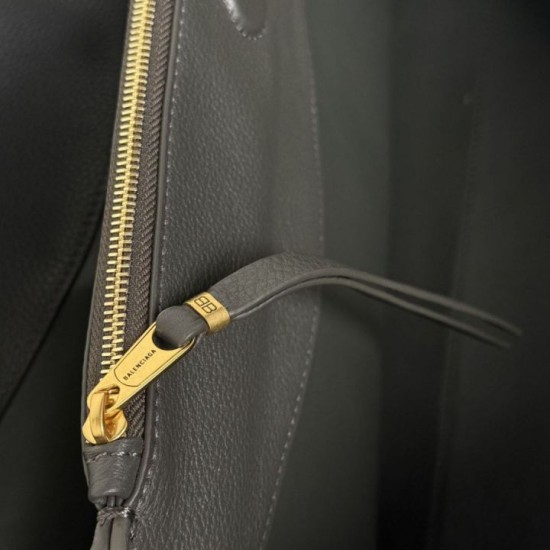 Replica di lusso Borse tote Balenciaga Carrie Carry All Grigia Imitazioni Cloni Borse Replica tote Balenciaga Carrie Carry All Grigia firmate