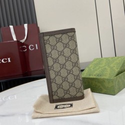 Cloni Portafoglio continentale Gucci Ophidia 791746 Marrone firmate