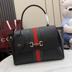 Cloni Borsa a mano media Gucci Paparazzo 875018 nera firmate