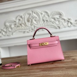 Cloni Borsa Hermes Mini Kelly II Sellier Epsom Arancio firmate