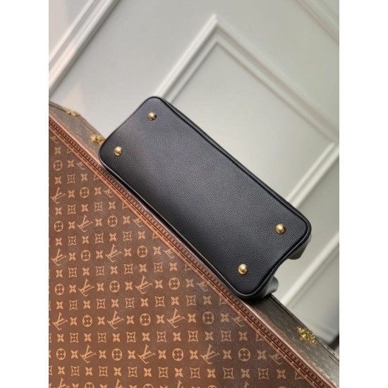 Replica di lusso Borsa Louis Vuitton Capucines MM M26259 Nera Imitazioni Cloni Borsa Louis Vuitton Capucines MM M26259 Nera firmate