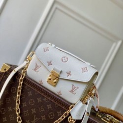 Cloni Borsa Louis Vuitton Pochette Métis East West M27575 bianca firmate