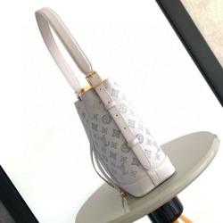 Cloni Borsa a secchiello LV Flore M12496 M12139 grigia firmate
