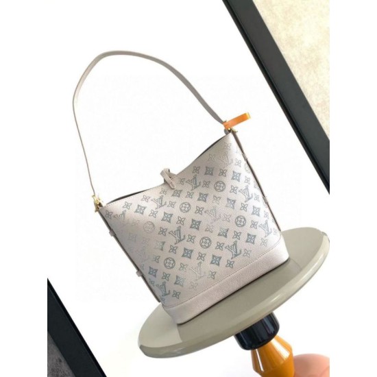Replica di lusso Borsa a secchiello LV Flore M12496 M12139 grigia Imitazioni Cloni Borsa a secchiello LV Flore M12496 M12139 grigia firmate