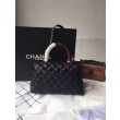 Imitazioni borse griffate a mano Chanel Coco nera 23/28cm 01