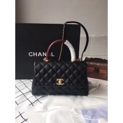 Imitazioni borse griffate a mano Chanel Coco nera 23/28cm 01