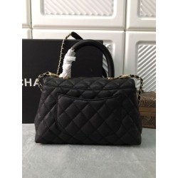 Borsa a mano Chanel Coco nera 23/28cm 02