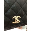 Borsa a mano Chanel Coco nera 23/28cm 02