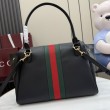 Borsa a mano media Gucci Paparazzo 875018 nera
