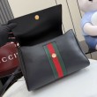 Borsa a mano media Gucci Paparazzo 875018 nera