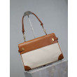 Borsa a tracolla con manico superiore YSL Saint Laurent Manhattan marrone