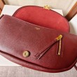 Borse Replica Celine Halfmoon piccola morbida Triomphe bordeaux