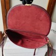 Borse Replica Celine Halfmoon piccola morbida Triomphe bordeaux