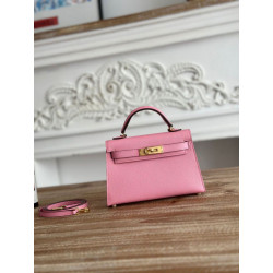 Borsa Hermes Mini Kelly II Sellier Epsom Arancio
