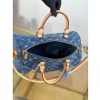 Borsa LV Speedy Soft 30 Monogram Denim M14430 Blu