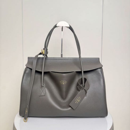 Borse Replica tote Balenciaga Carrie Carry All Grigia