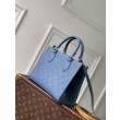 Borsa tote LV OnTheGo PM M28181 blu
