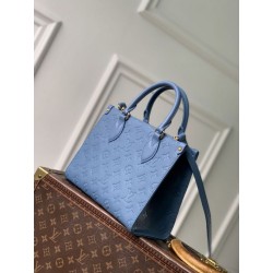 Borsa tote LV OnTheGo PM M28181 blu
