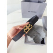 Cintura Balenciaga BB con fibbia con logo BB 35mm Nero Cintura Balenciaga BB con fibbia con logo BB 35mm Nero