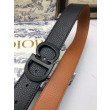 Cintura Dior Montaigne Reversibile da 35mm vitello ultra opaca Cintura Dior Montaigne Reversibile da 35mm vitello ultra opaca