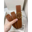 Cintura reversibile Loewe Anagram 32mm Marrone/Blu