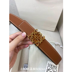Cintura reversibile Loewe Anagram 32mm Marrone/Blu