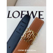 Cintura reversibile Loewe Anagram 32mm Marrone/Blu