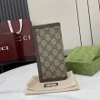Portafoglio continentale Gucci Ophidia 791746 Marrone