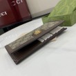 Portafoglio continentale Gucci Ophidia 791746 Marrone